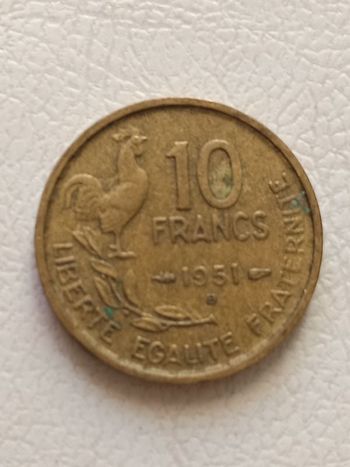 10 francs Guiraud 1951