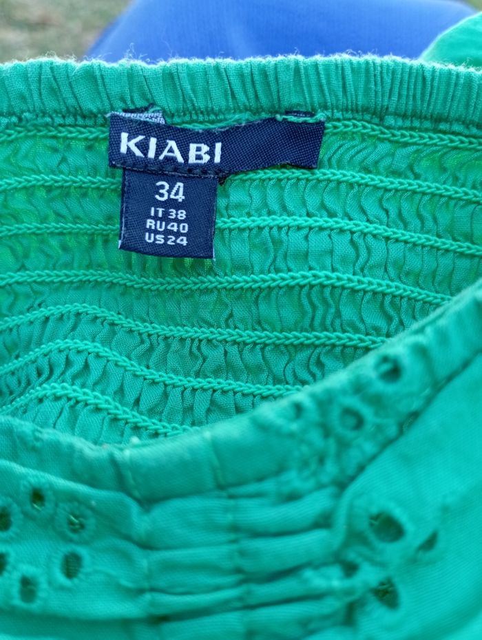 Haut crop top vert - photo numéro 4