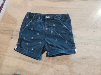 Short 18 mois motif bateau kiabi