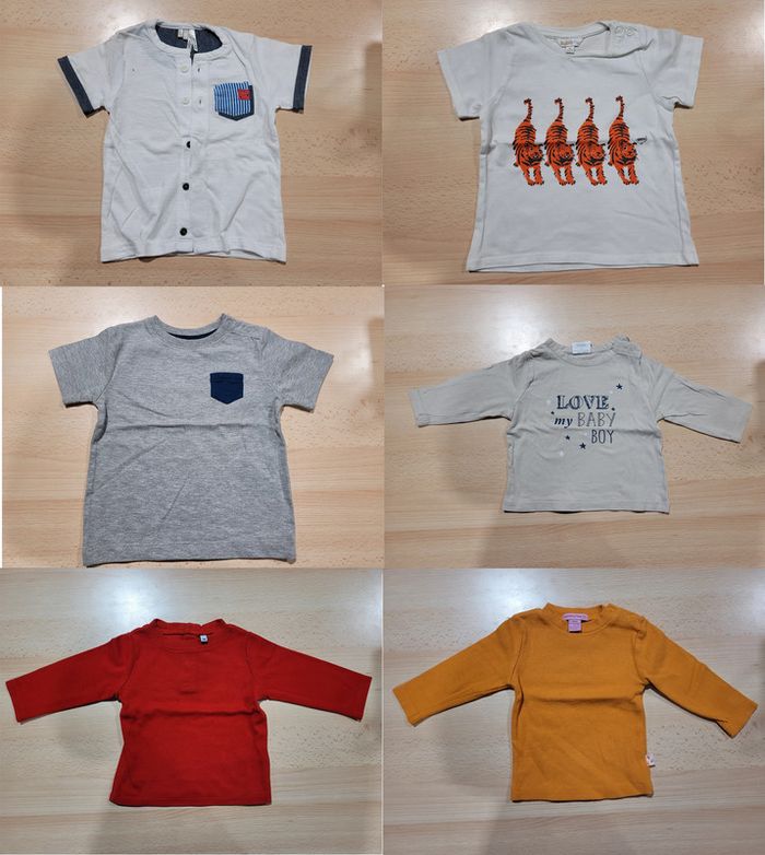 6 hauts t-shirts (printemps/été) - photo numéro 2