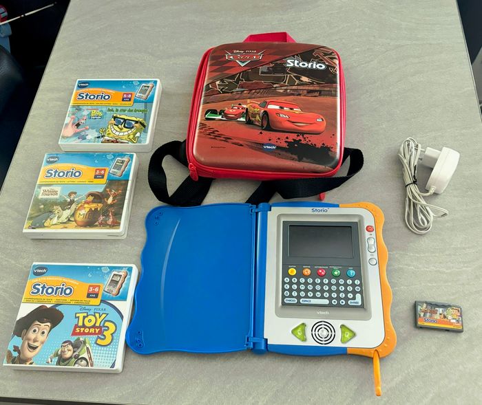Tablette Storio Bleue et jeux