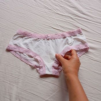 Shorty rose pâle
