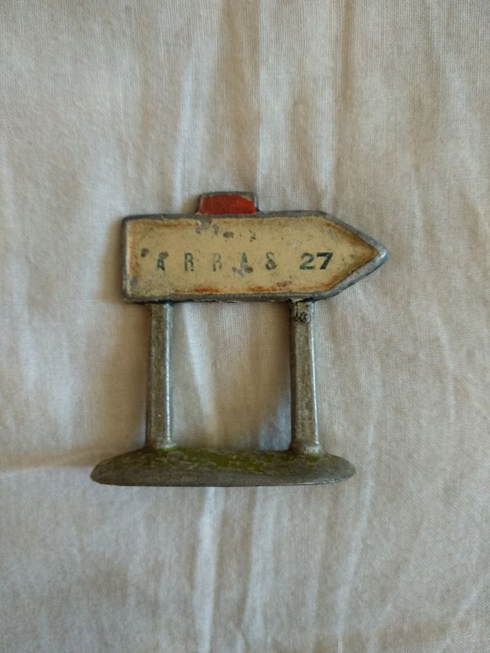 Jouet ancien Panneau routier Quiralu - photo numéro 2