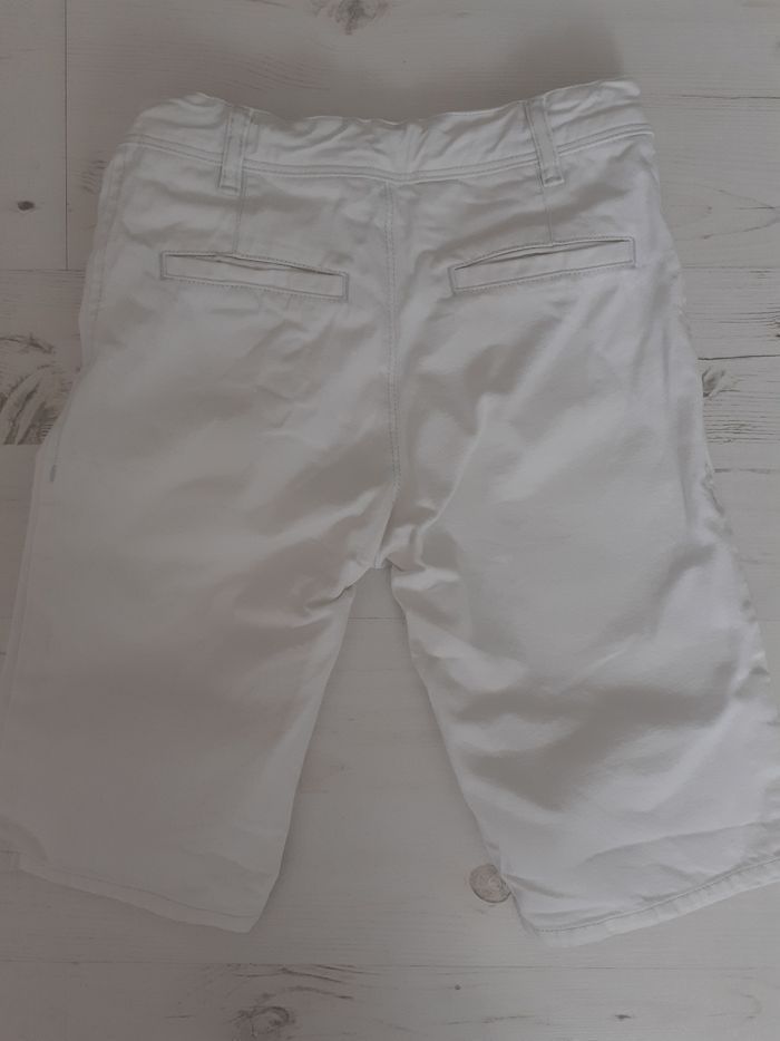 Bermuda / short jean blanc fille 8 ans Jean Bourget - photo numéro 3