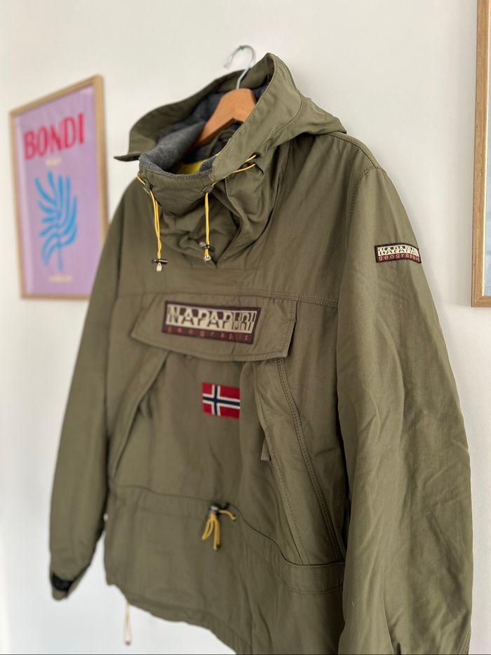 manteau vert napapijri - photo numéro 3
