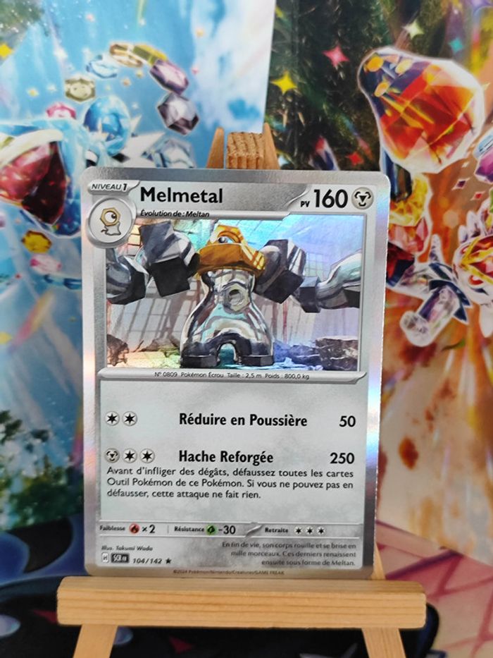 Melmetal holo rare 104/142 Couronne Stellaire