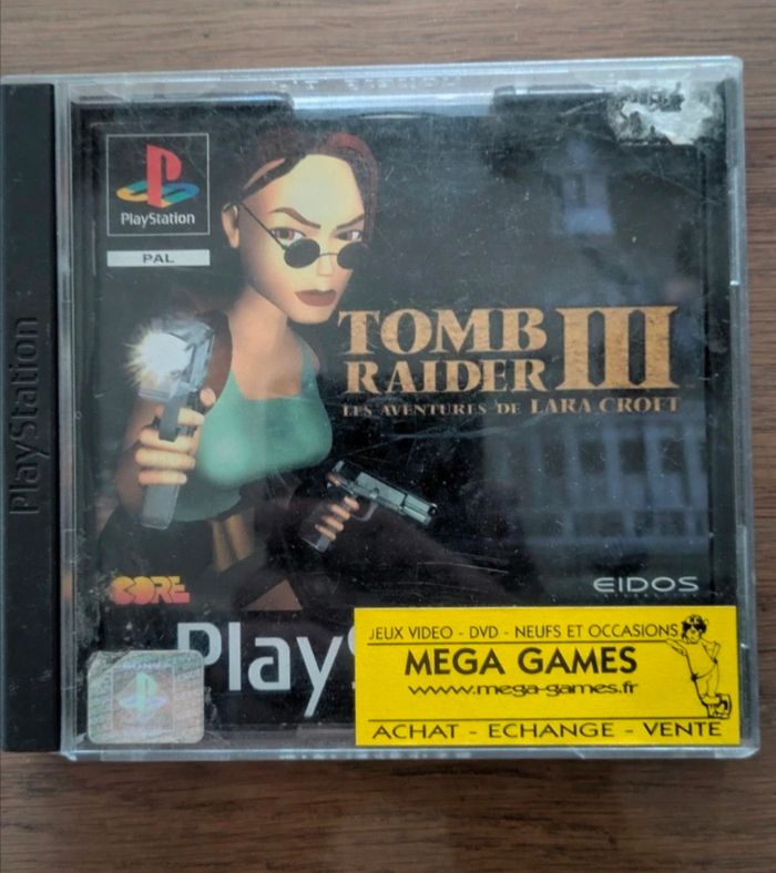 Jeu ps1 tomb raider 3