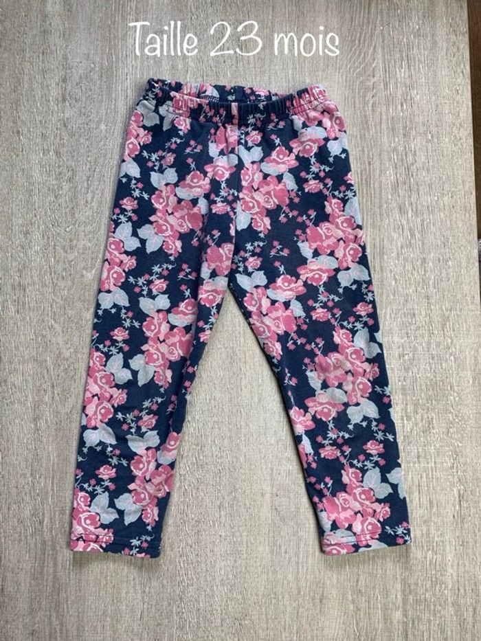 Legging fleuri - Taille 23 mois