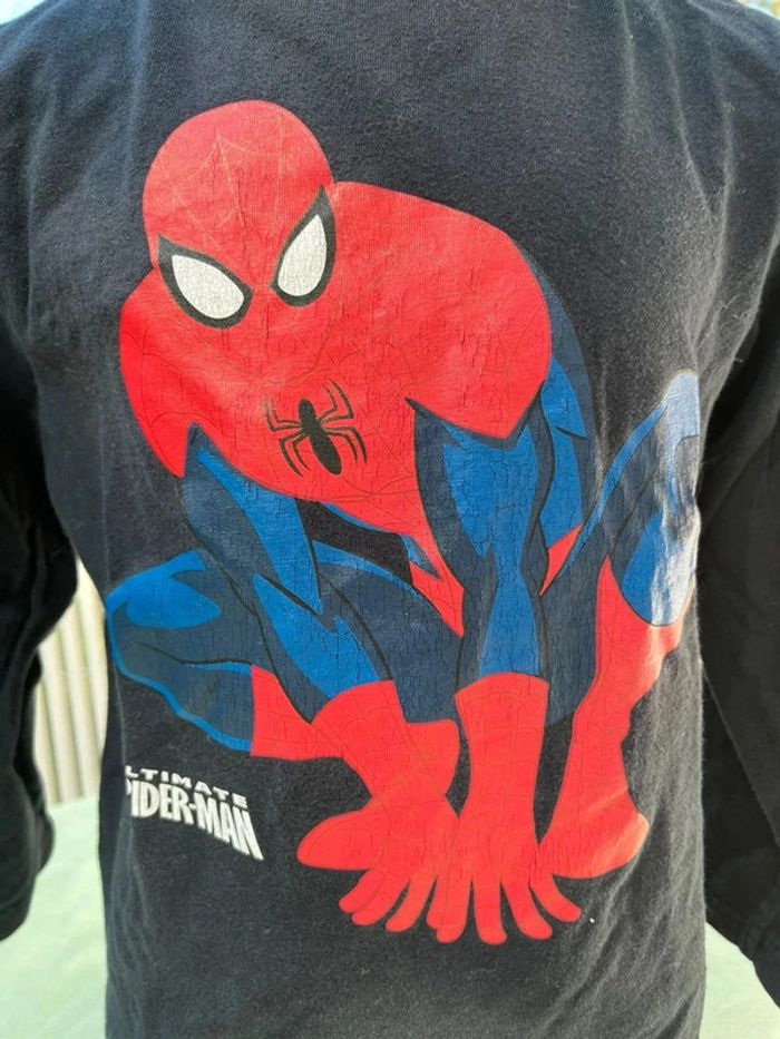 Col roulé Spiderman taille 6 ans bleu foncé - photo numéro 4
