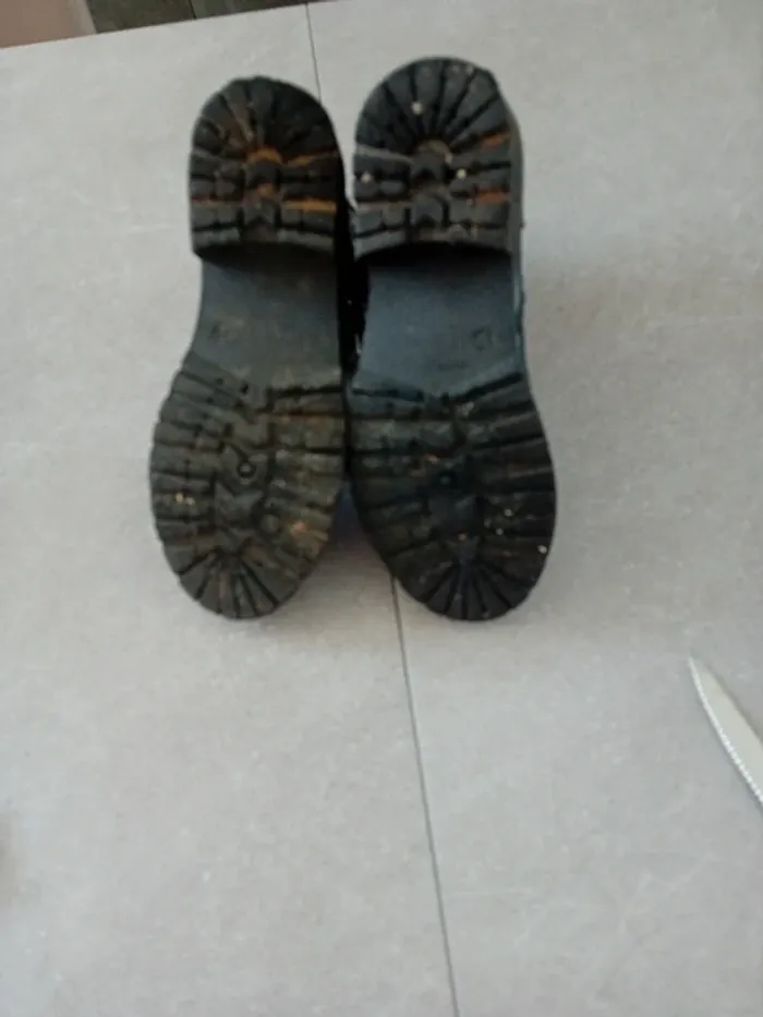 Chaussure Mim à décor perle lacet et fermeture éclair pointure 37 - photo numéro 5