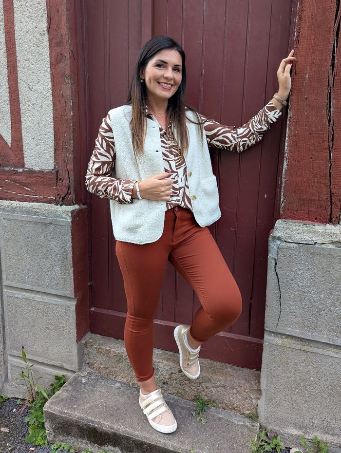 Chemise Annecy beige/marron
Taille S - photo numéro 5