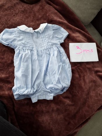 Combi short tex 3 mois