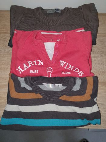 Lot de 3 pulls 24 mois