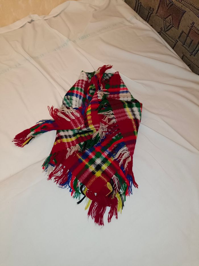 Carré femme en laine, vintage URSS - photo numéro 9