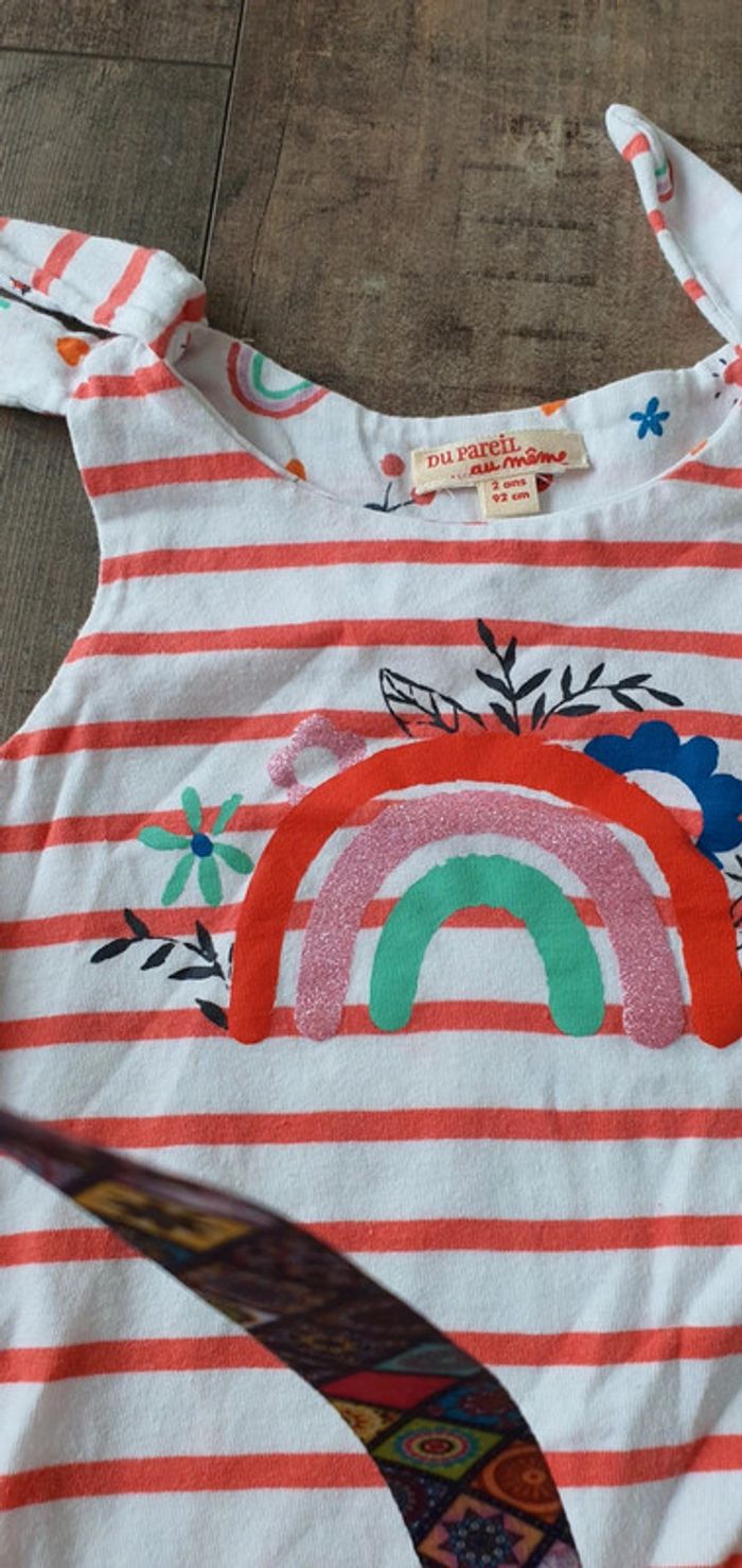 T-shirt dpam 24 mois en très bon état - photo numéro 2