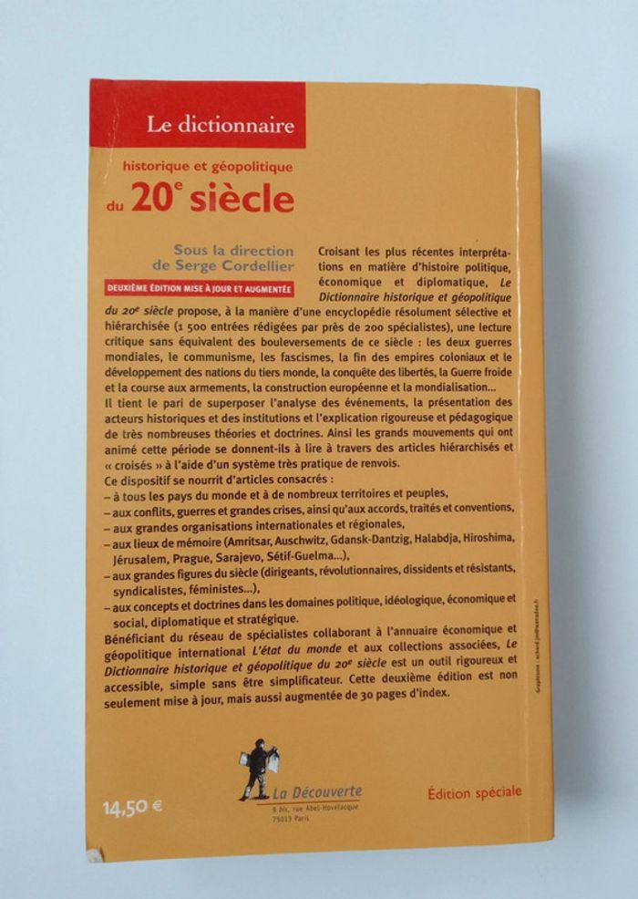 Dictionnaire du 20e siècle historique et géopolitique - photo numéro 2