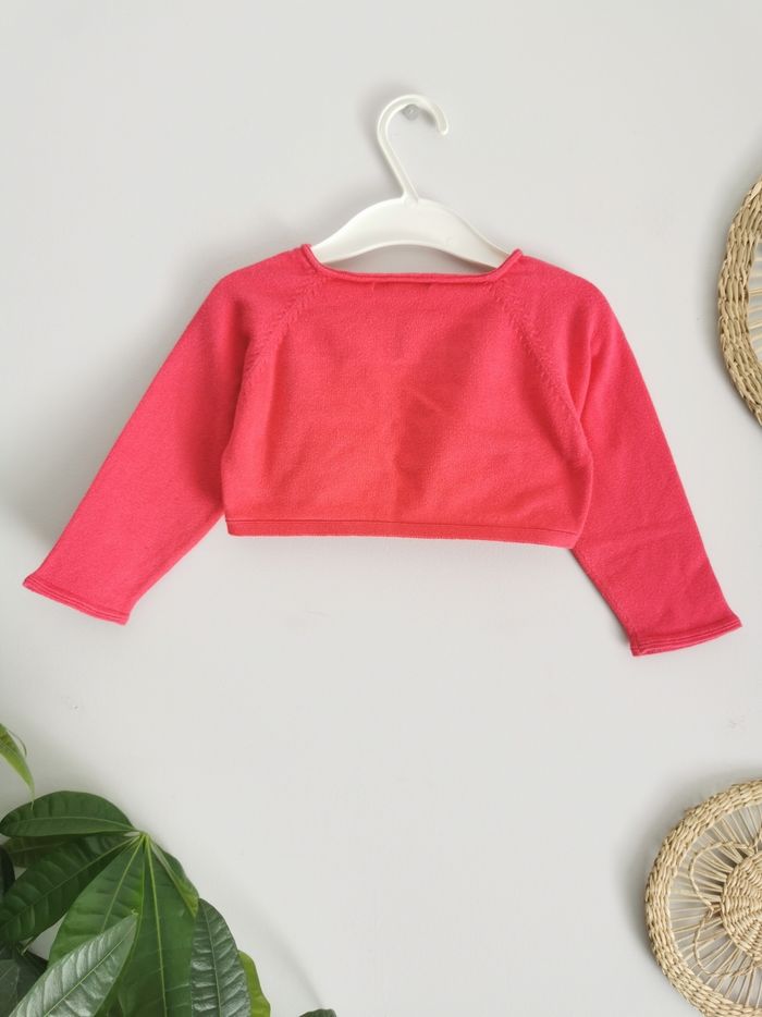 Boléro, gilet court rose Obaïbi 12 Mois - photo numéro 5