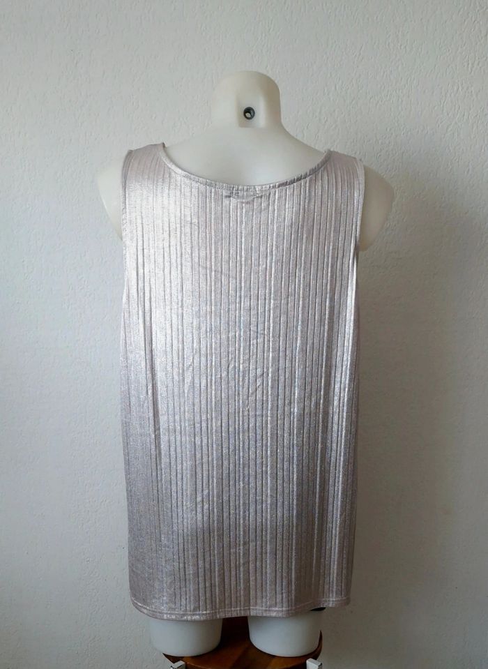 Débardeur  Argenté pour femme taille XL - photo numéro 3