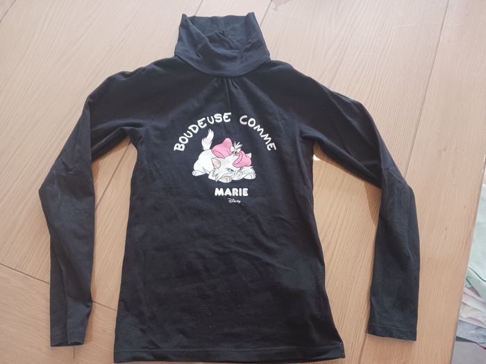 Sous pull noir Aristochats