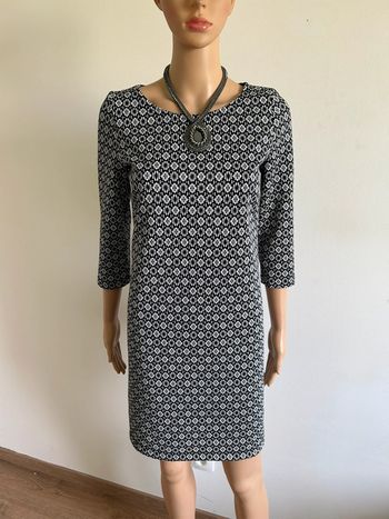 Robe imprimée noire et blanche Bel&Bo taille 36 jamais portée