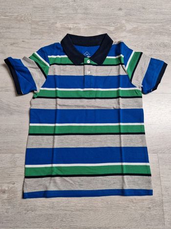 Polo rayé neuf Tex 9-10 ans