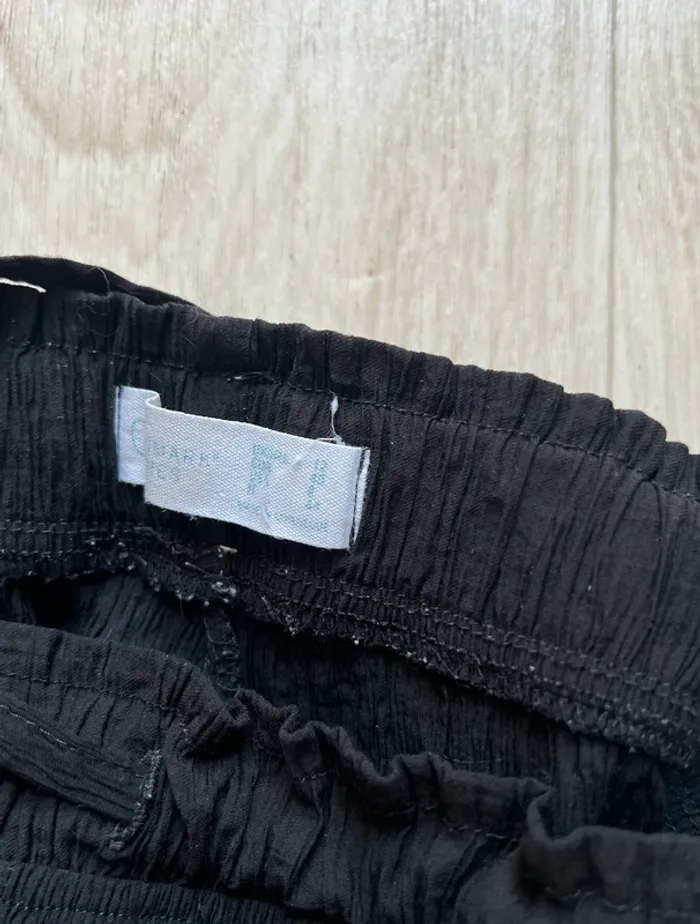 Pantalon à jambes larges plissé Primark taille L (taille petit) - photo numéro 5
