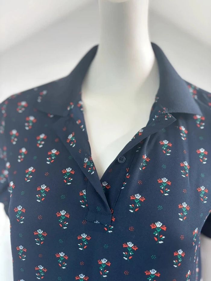 Polo à fleurs T36 - photo numéro 5