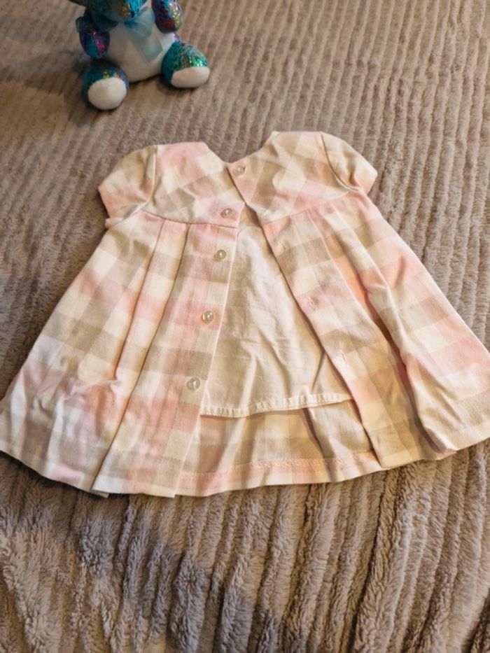 Robe Mayoral 3 mois rose et crème - photo numéro 3