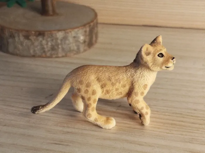Schleich jeune lion Figurine Félin animal de la savane - photo numéro 2
