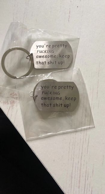 Lot de 2 porte clés