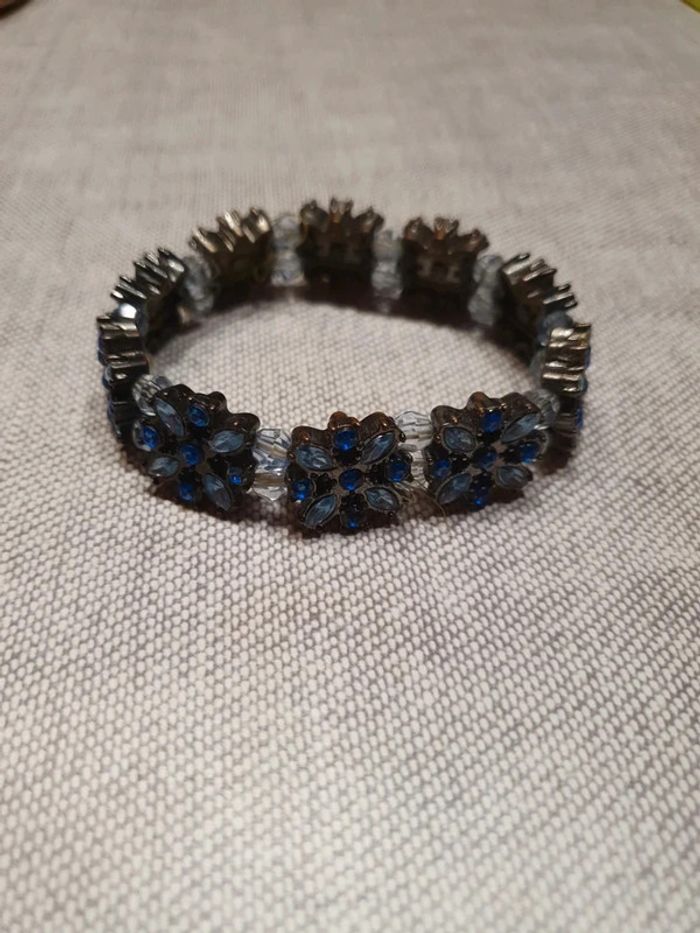 Bracelet vintage fleurs - photo numéro 2