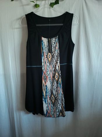 Robe à motifs coloré géométrique T. 40 🇨🇵 Fabriqué en France