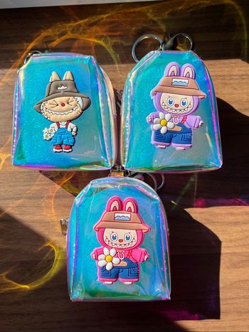 Lot de 3 petits sacs Labubu
