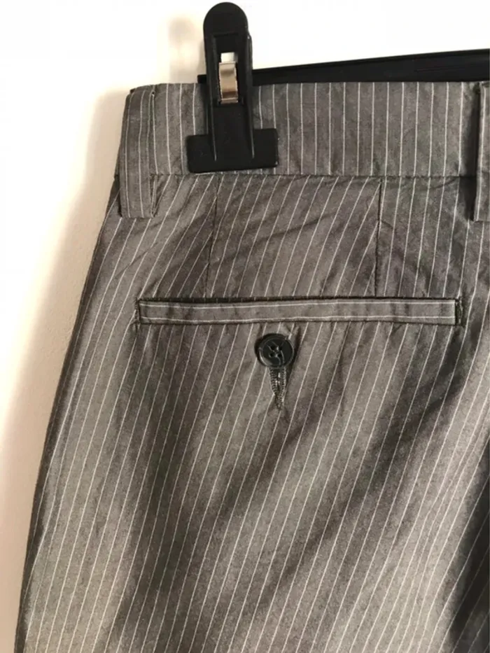 Pantalon pour homme Digel gris à rayures blanches taille 42/44 - photo numéro 9