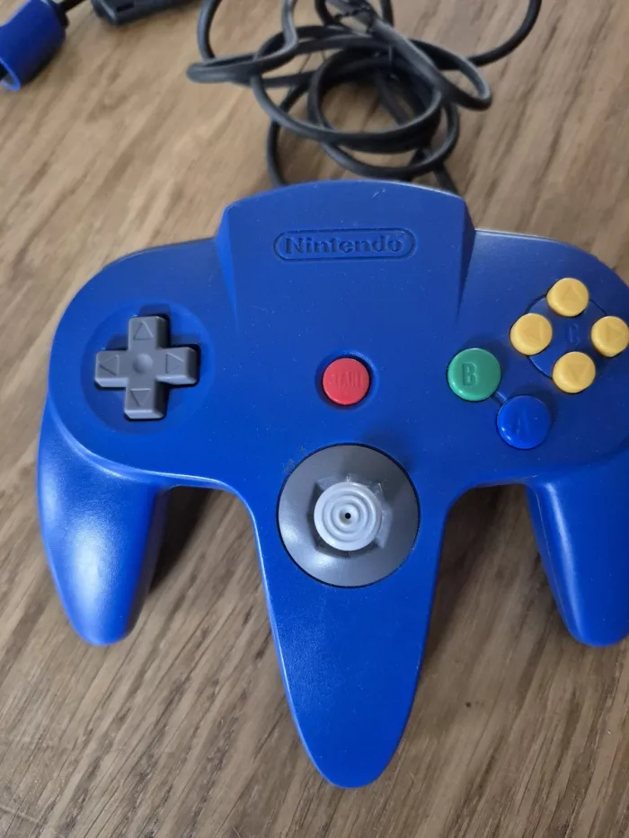 Manette Filaire Nintendo N64 Bleu - Controller N64 - photo numéro 2