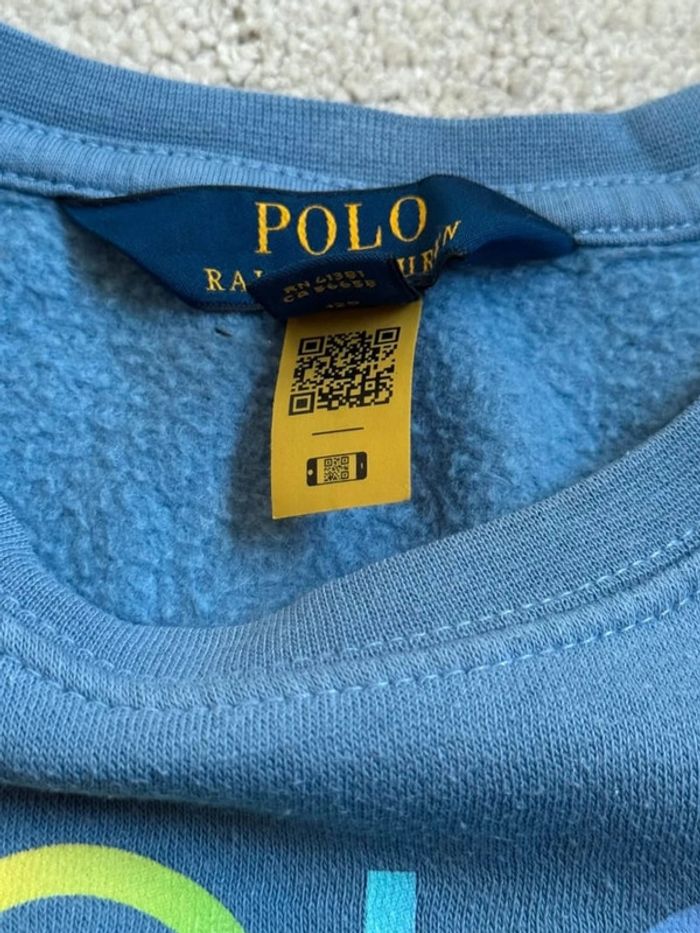 Sweat Ralph Lauren - Bleu - photo numéro 5
