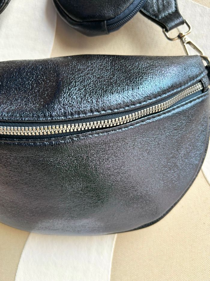 Sac banane bleu brillant - photo numéro 2