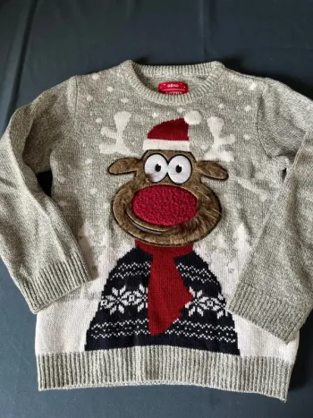 Pull de Noël reine
