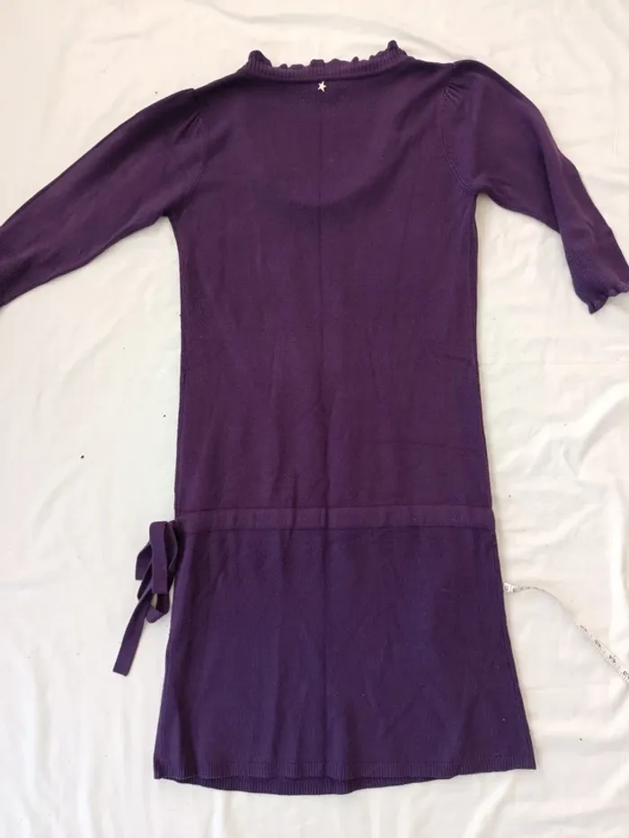 Robe violette Sud Express taille L très bon état - photo numéro 2