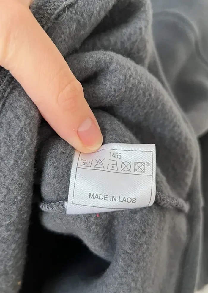 Polaire grise garçon 14 ans Wanabee comme neuve - photo numéro 2
