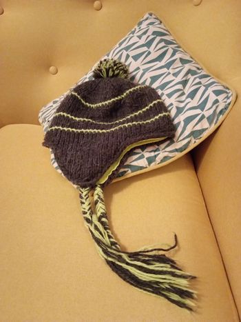 Bonnet oreilles pompon