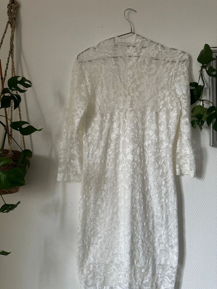 Robe blanche dentelle - photo numéro 6