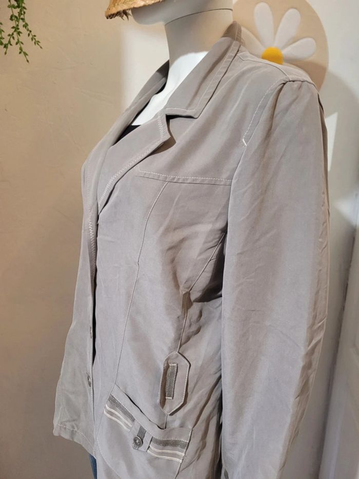Veste légère douce aspect suedine - photo numéro 8