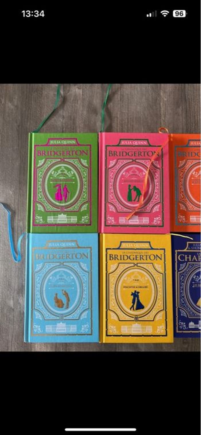 Lot de livres collector la chronique de bridgerton - photo numéro 3