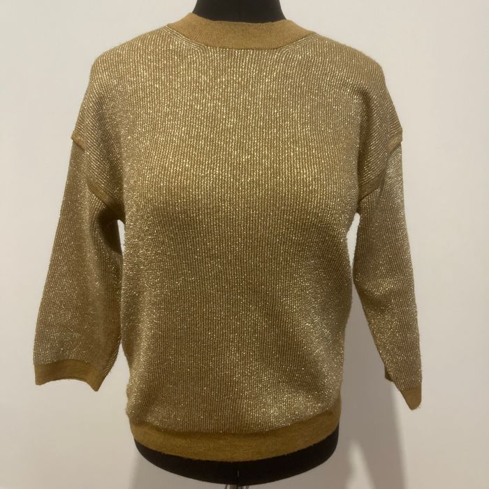 Pull doré Kiabi taille M - photo numéro 7