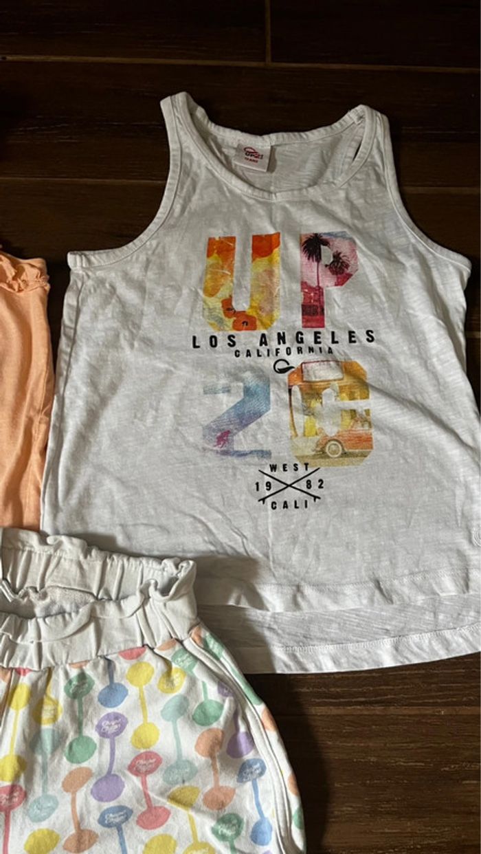 Ensemble short et débardeurs 12 ans filles - photo numéro 4
