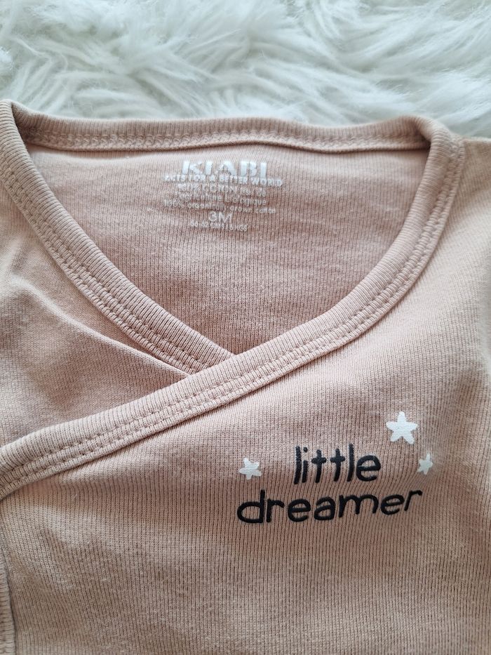 Lot de 2 bodies Kiabi 3 mois 56-62 cm 6 kg - photo numéro 3