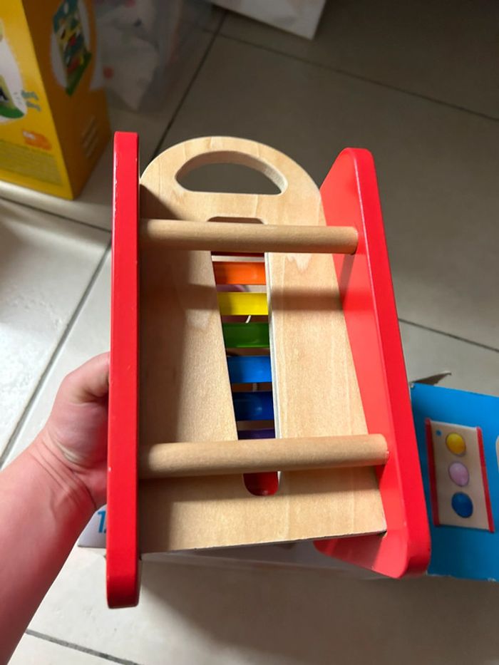 Tap tap xylophone 2 en 1 en bois Manibul Oxybul - photo numéro 8