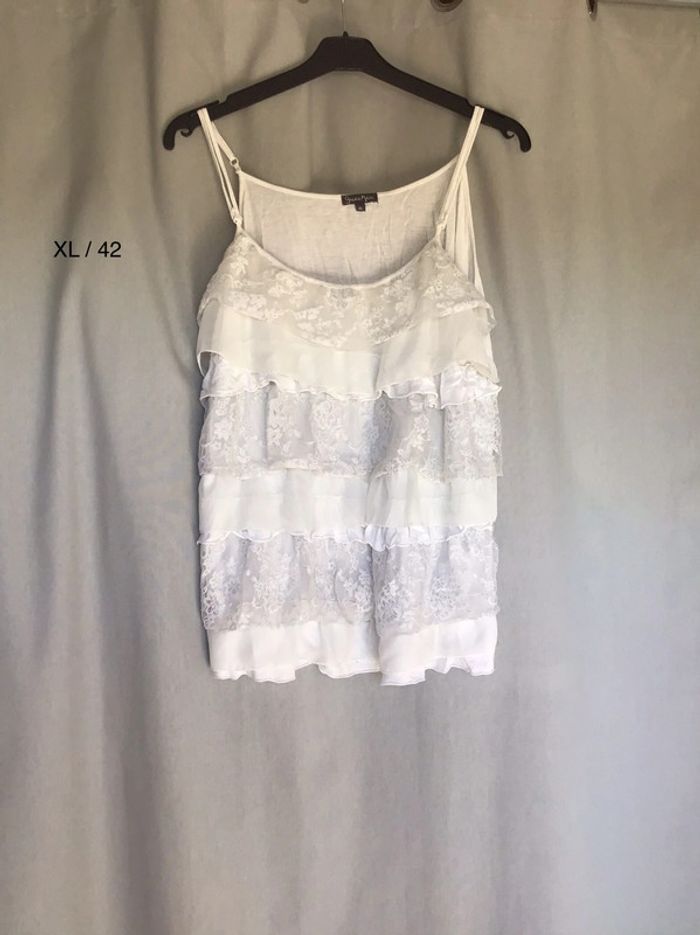 Débardeur à froufrous