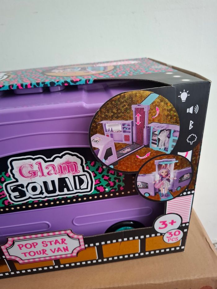 Véhicule, Voiture  Glam squad  pop star van tour avec poupée - photo numéro 8